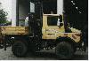 Unimog 1000 mit Hiab-Kran 100