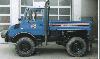 Unimog 1200 mit Rahmen und Frontwinde