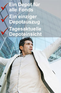 In dem Fondsdepot der Fondsdepot Bank lassen sich s�mtliche 5.200 angebotene Fonds�von �ber 120 Investmentgesellschaften lagern.