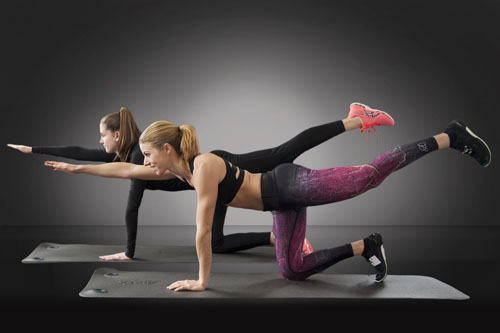 Frauen machen Sport