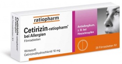 Cetirizin Ratiopharm 20 Stück
